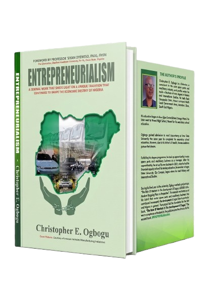 ENTREPRENEURIALISM Book Cover by Christopher E. Ogbogu
